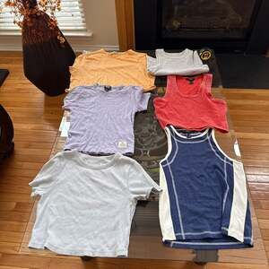 Lot of 6 Women’s Casual Tops mix brands